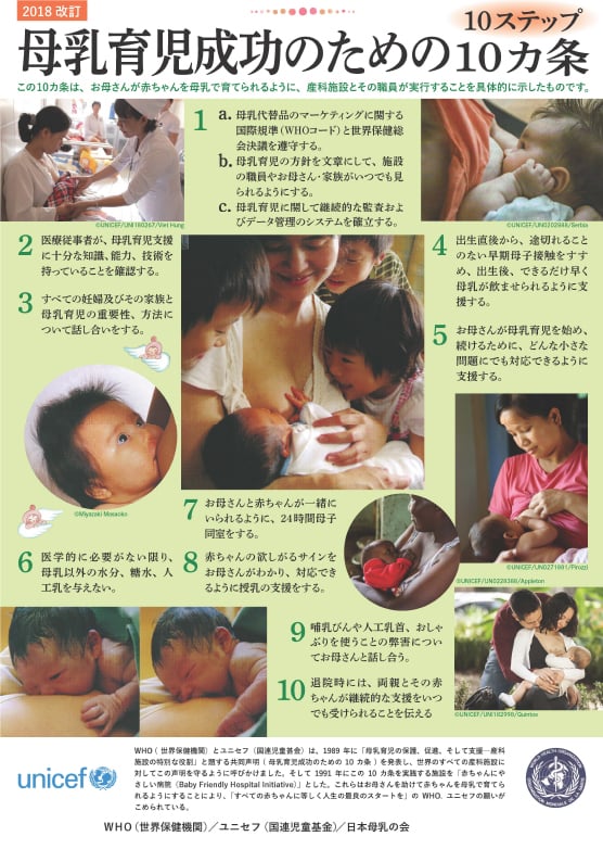 母乳育児成功のための10ヵ条